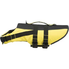 Schwimmweste für Hunde L 55 cm: 50-80 cm, bis 36 kg gelb/schwarz